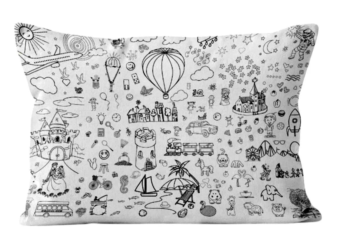 adventure pillow cartoon