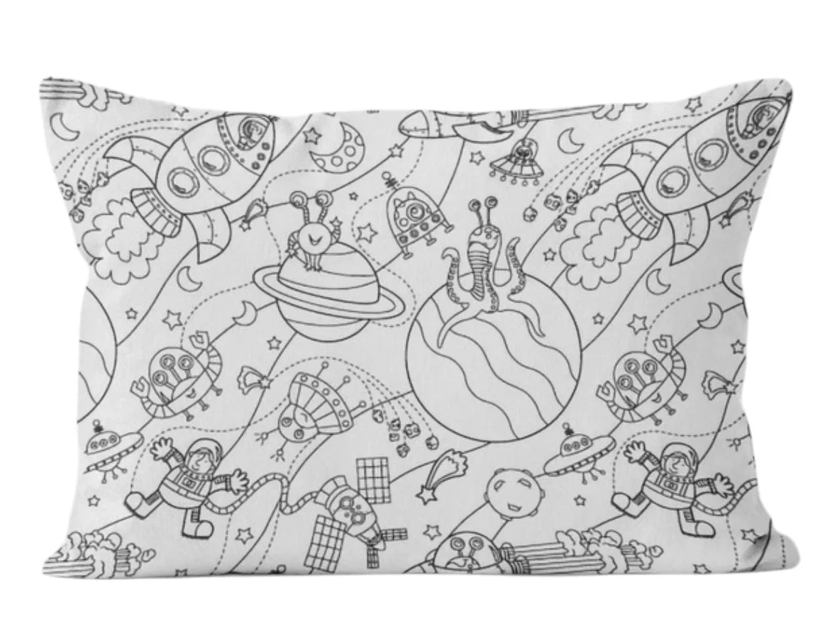 space pillow cartoon